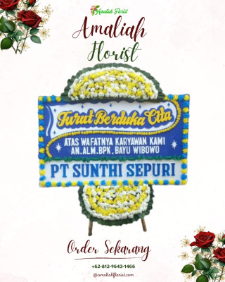 Papan Bunga Duka di Batulo