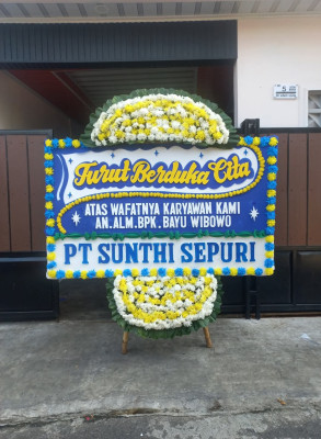 Papan Bunga Duka di Batulo